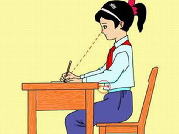 写字姿势与执笔方法