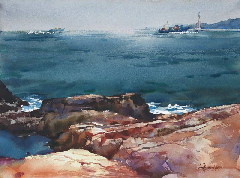 张成毕  山水画作品